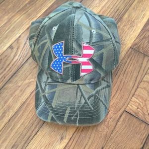 American flag Under armor hat
